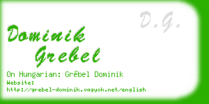 dominik grebel business card