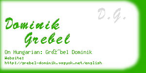 dominik grebel business card